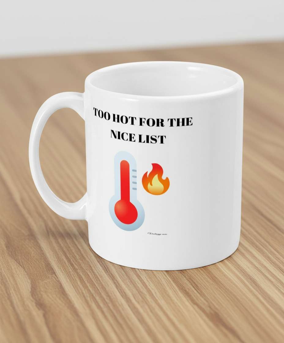 Mug - TOO HOT FOR THE NICE LIST
