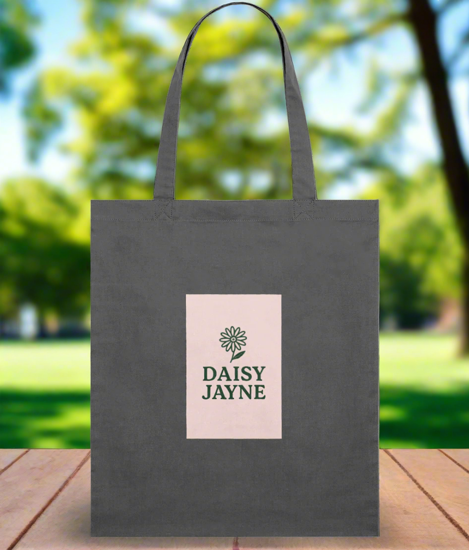 Organic Cotton Light Tote Bag - Daisy Jayne